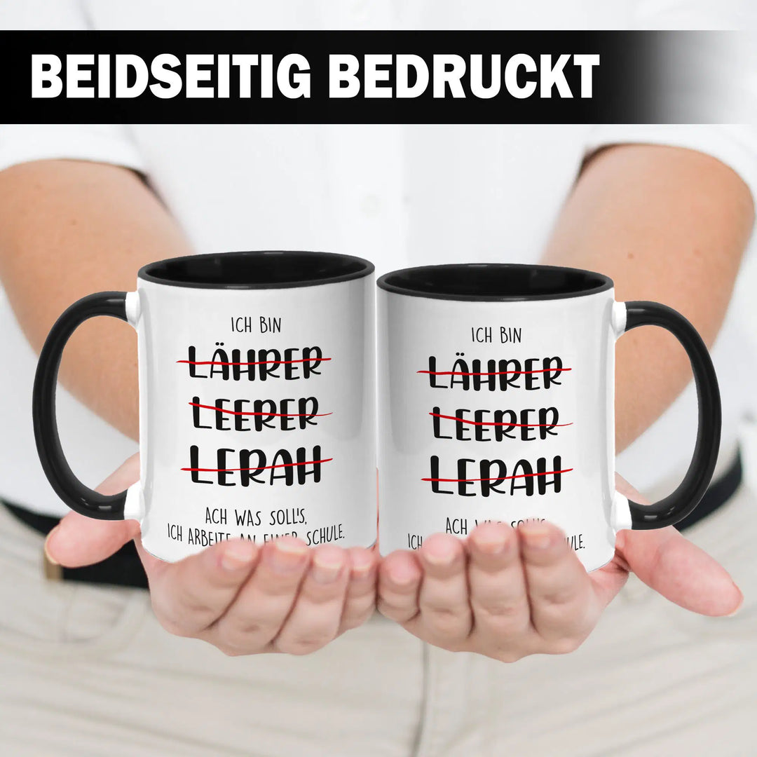 Shirtracer Baumwolltasche „Ich Bin Lährer“ – Witziges Lehrer-Geschenk, 100% Baumwolle, 67 Cm Träger