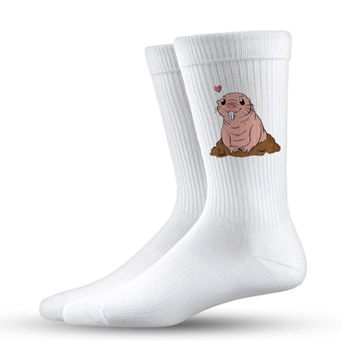 Socken - Nacktmull Motiv