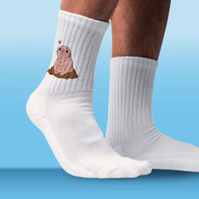 Socken - Nacktmull Motiv