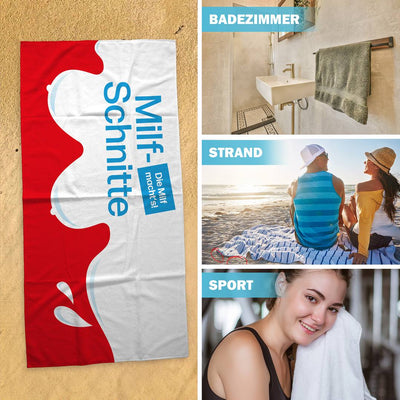 Milfschnitte - Handtuch & Strandtuch