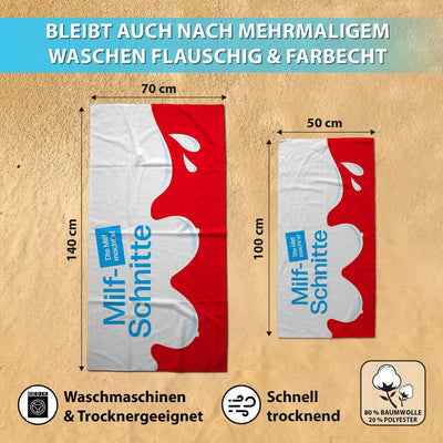 Milfschnitte - Handtuch & Strandtuch