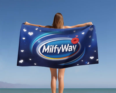 Milfy Way - Handtuch & Strandtuch