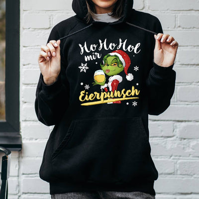 Hoodie - Miss Grinch - Ho Ho Hol mir Eierpunsch