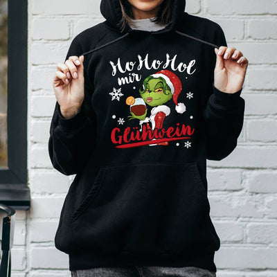 Hoodie - Miss Grinch - Ho Ho Hol mir Glühwein