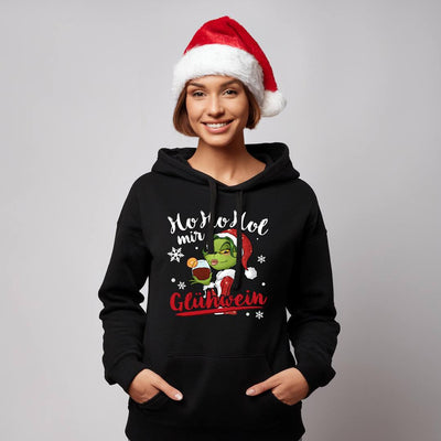 Hoodie - Miss Grinch - Ho Ho Hol mir Glühwein
