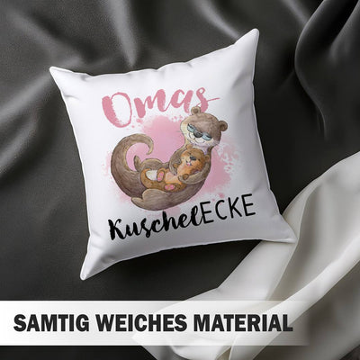 Kissen - Oma's Kuschelecke (Otter)