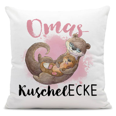 Kissen - Oma's Kuschelecke (Otter)