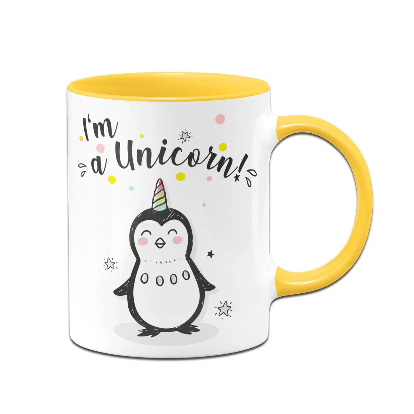 Bild: Pinguin Tasse - I´m a Unicorn Geschenkidee
