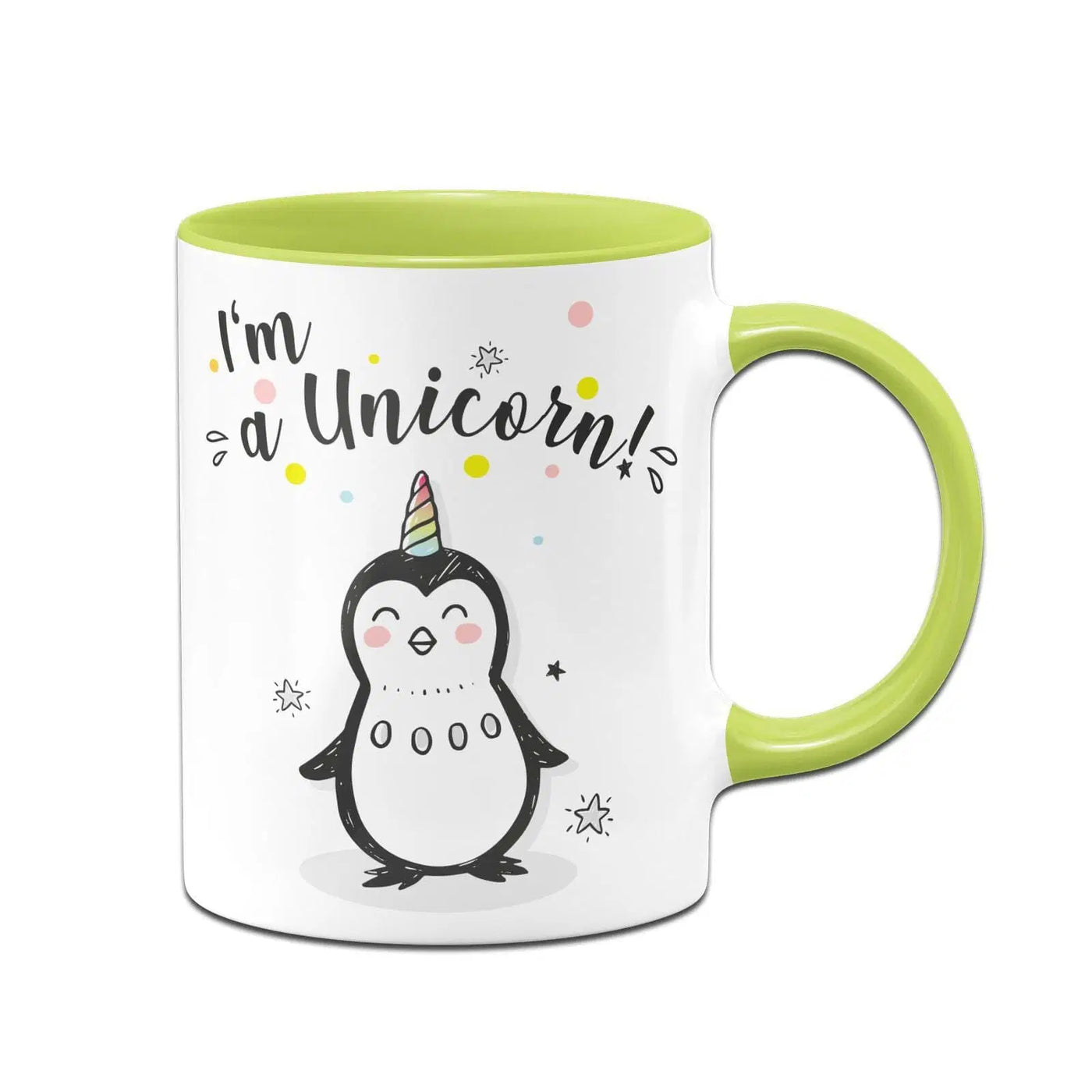 Bild: Pinguin Tasse - I´m a Unicorn Geschenkidee