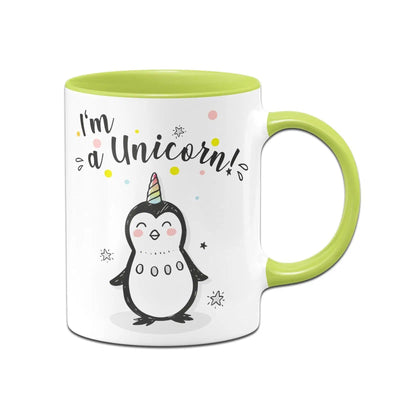 Bild: Pinguin Tasse - I´m a Unicorn Geschenkidee