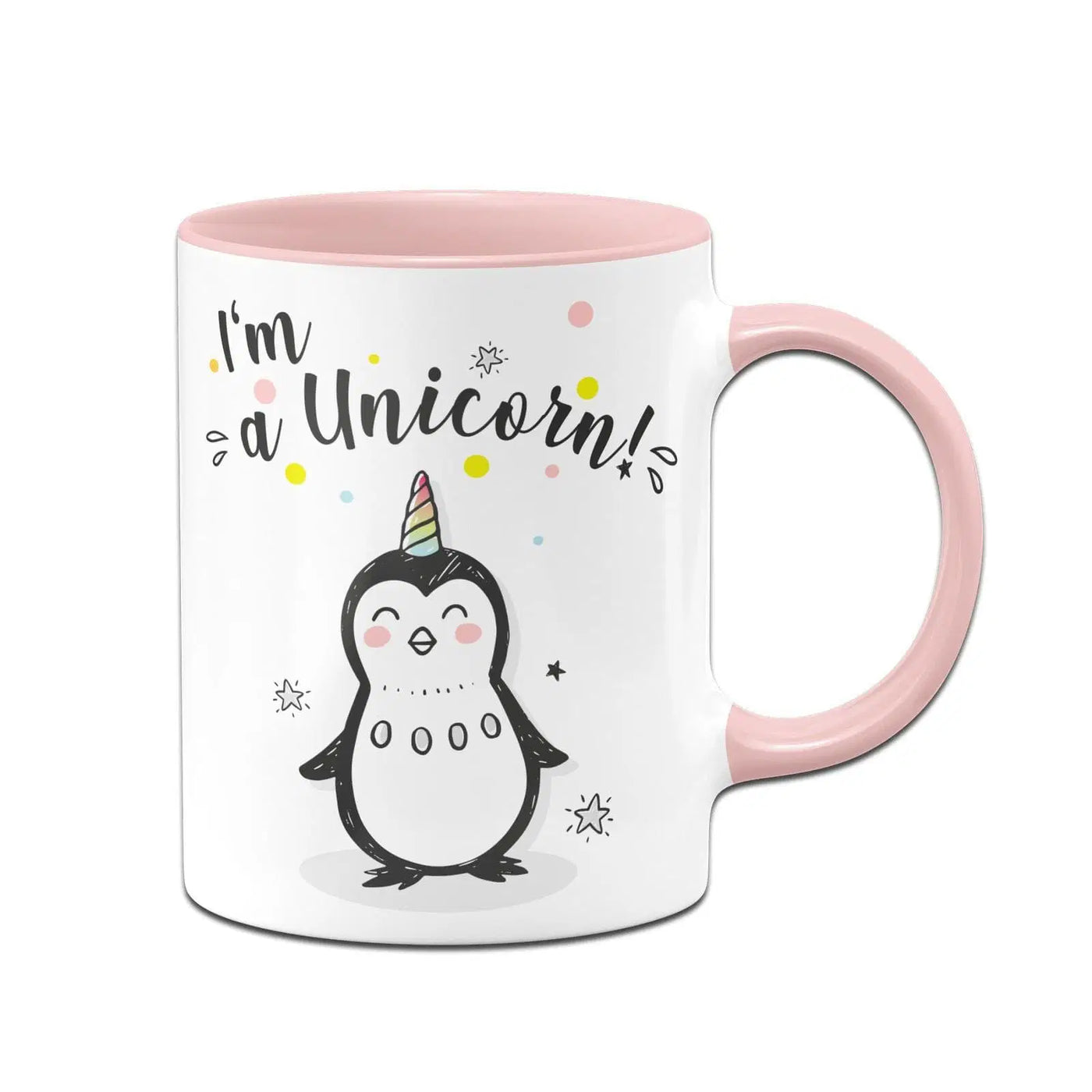 Bild: Pinguin Tasse - I´m a Unicorn Geschenkidee