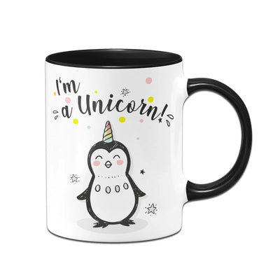 Bild: Pinguin Tasse - I´m a Unicorn Geschenkidee