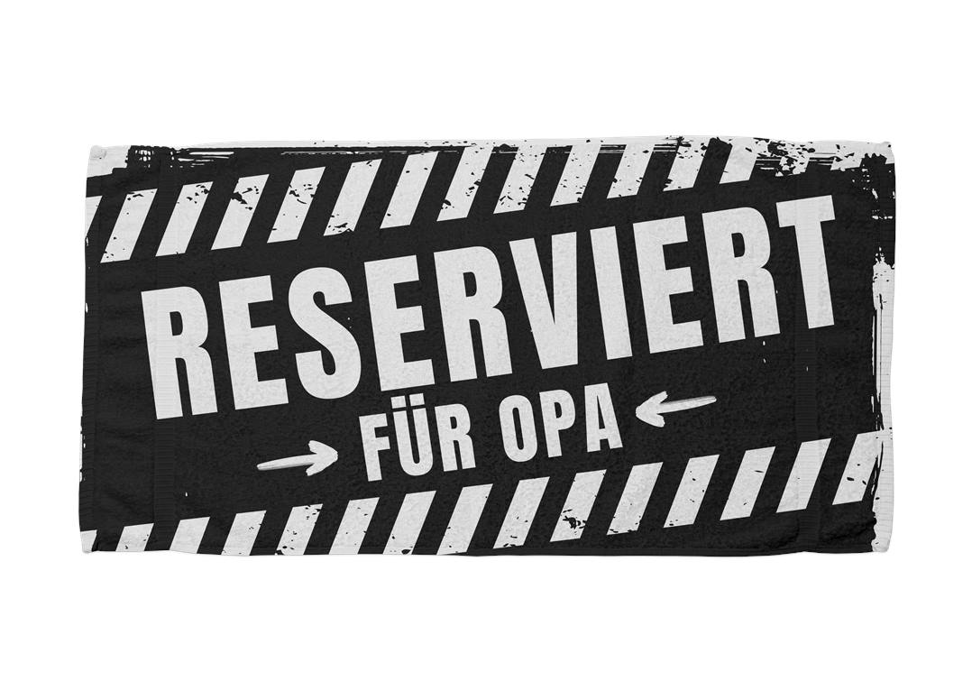 Reserviert für Opa - Handtuch & Strandtuch