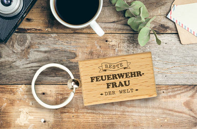 Schlüsselanhänger - Beste Feuerwehrfrau der Welt