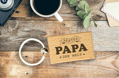 Schlüsselanhänger - Bester Papa der Welt