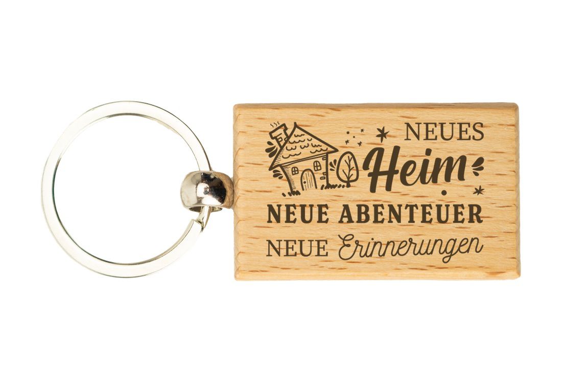 Schlüsselanhänger - Neues Heim, neue Abenteuer, neue Erinnerungen