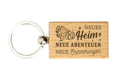 Schlüsselanhänger - Neues Heim, neue Abenteuer, neue Erinnerungen