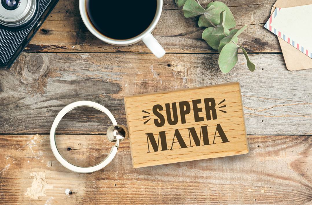 Schlüsselanhänger - Super Mama