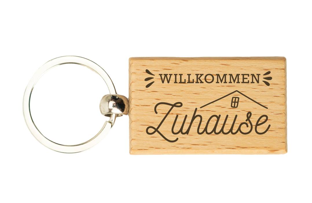 Schlüsselanhänger - Willkommen Zuhause