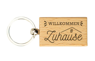 Schlüsselanhänger - Willkommen Zuhause