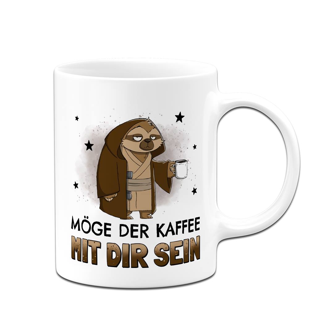 Sci-Fi Faultier Tasse - Möge der Kaffee mit Dir sein