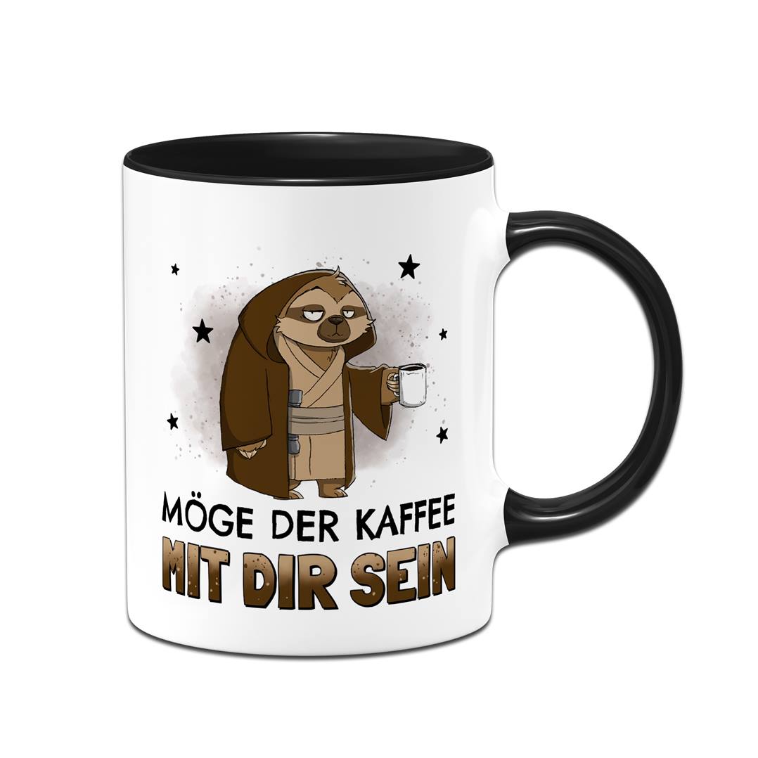 Sci-Fi Faultier Tasse - Möge der Kaffee mit Dir sein