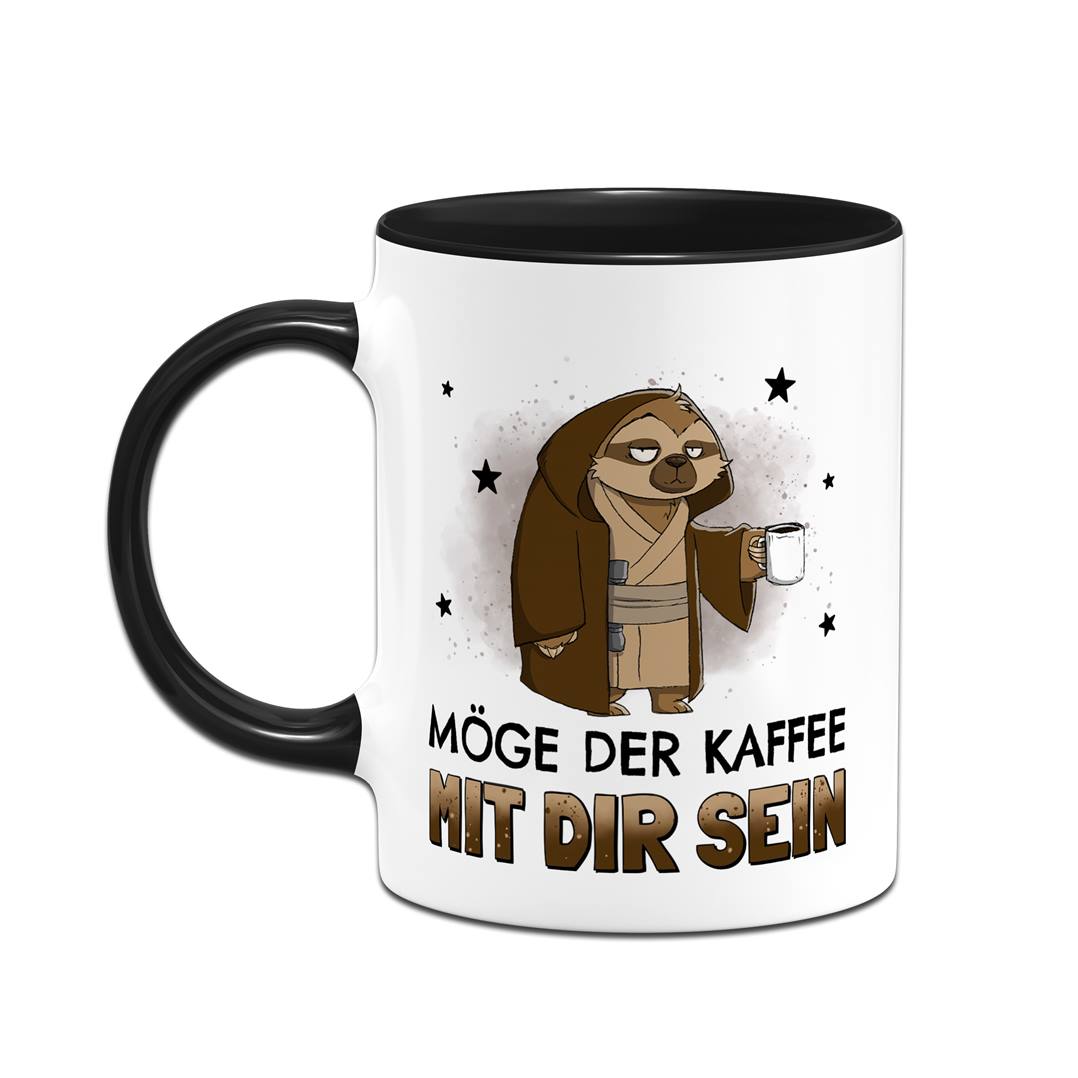 Sci-Fi Faultier Tasse - Möge der Kaffee mit Dir sein