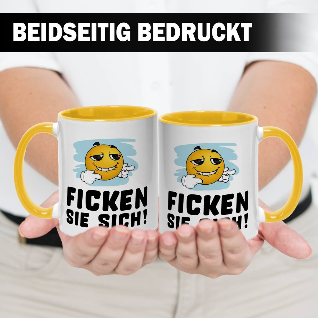 Tasse - Ficken Sie sich! - Smiley