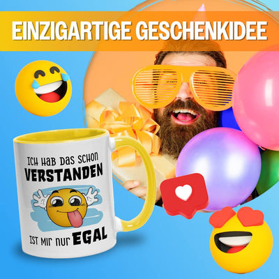 Tasse - Ich hab das schon verstanden, ist mir nur egal - Smiley