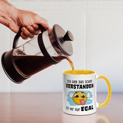 Tasse - Ich hab das schon verstanden, ist mir nur egal - Smiley
