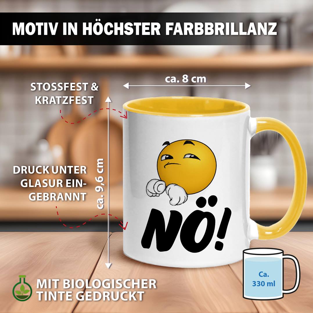 Tasse - Nö! - Smiley
