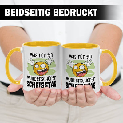 Tasse - Was für ein wunderschöner Scheißtag - Smiley