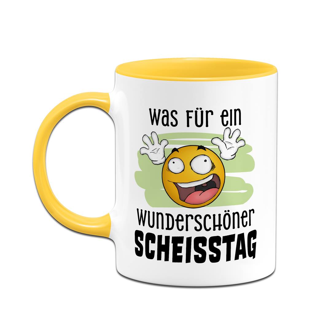 Tasse - Was für ein wunderschöner Scheißtag - Smiley