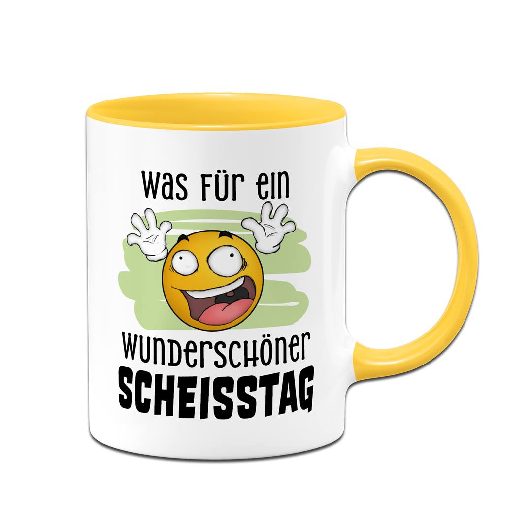 Tasse - Was für ein wunderschöner Scheißtag - Smiley