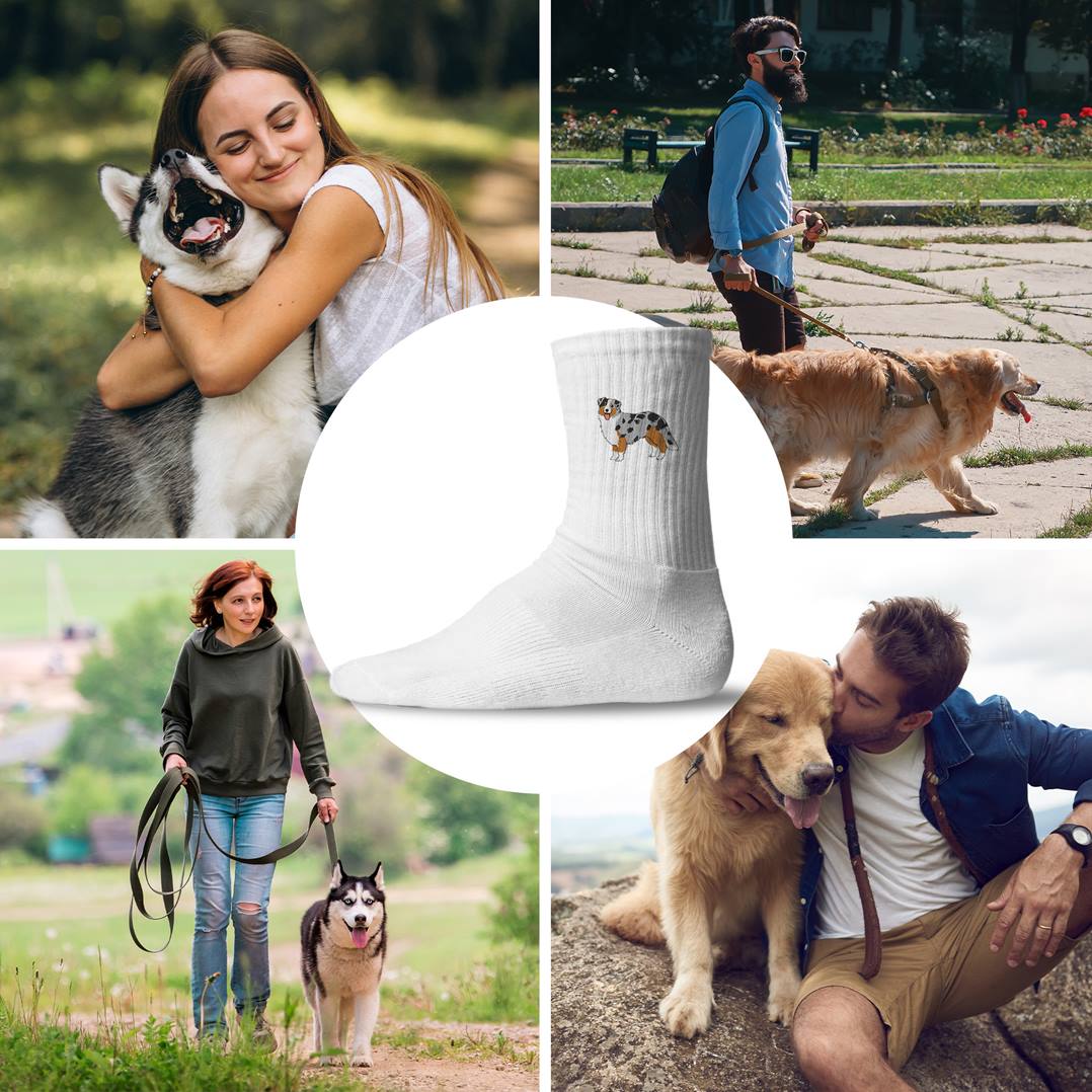 Socken - Australian Shepherd