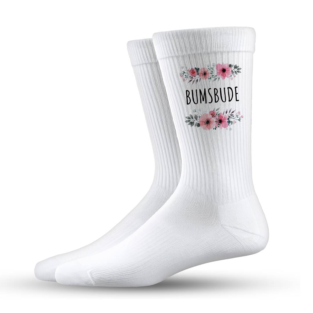 Socken - Bumsbude - blumig