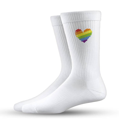 Socken - LGBT Regenbogen Herz