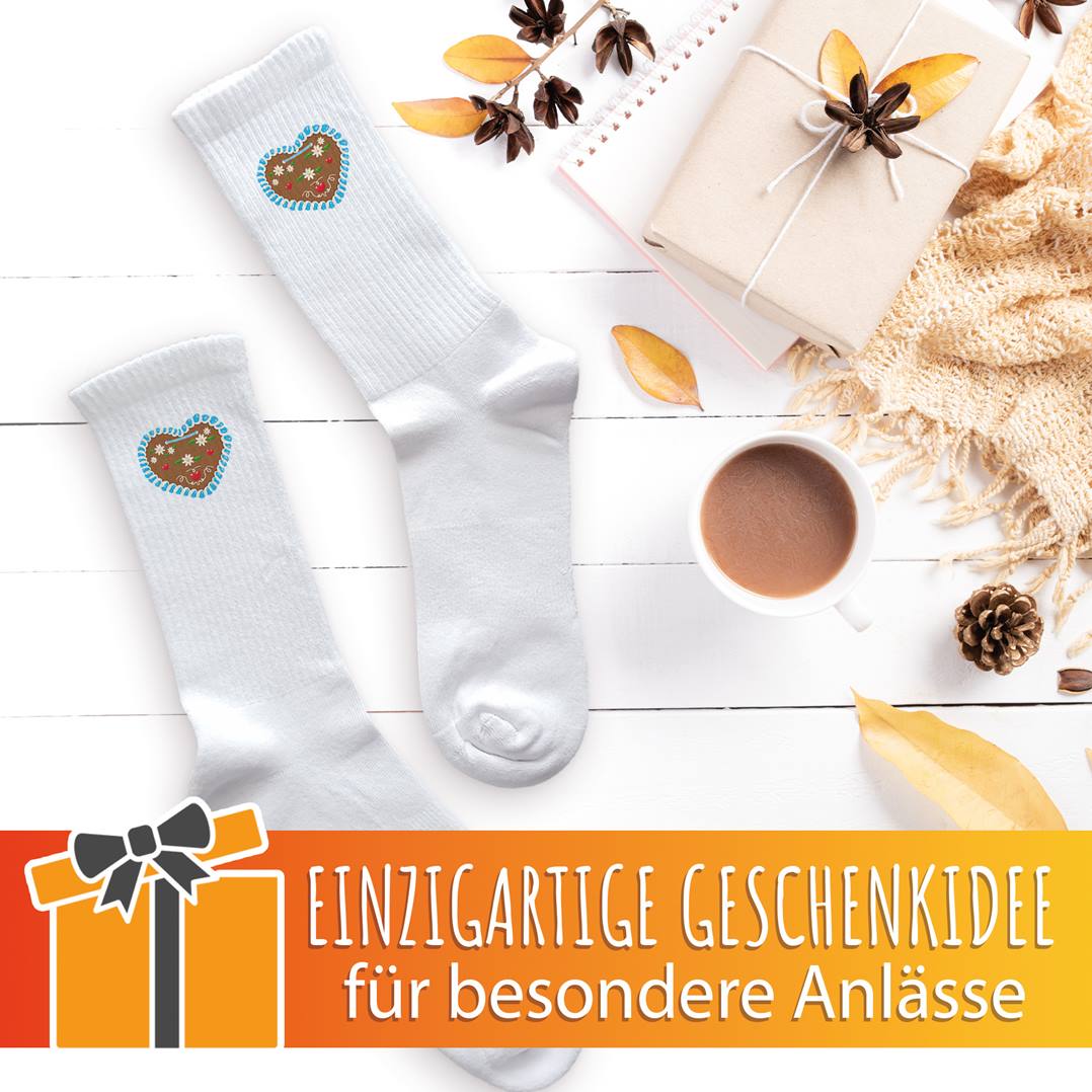 Socken - Lebkuchenherz