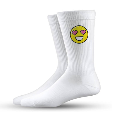 Socken - Smiley (herzförmige Augen)