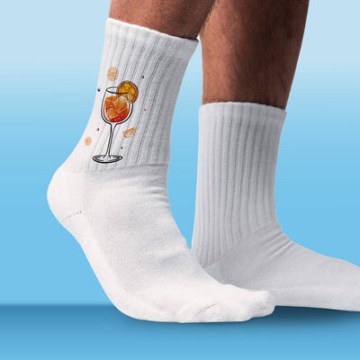 Socken - Aperol Glas