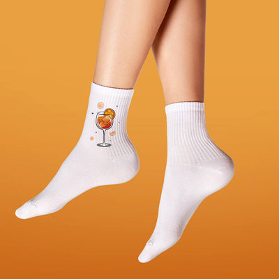 Socken - Aperol Glas