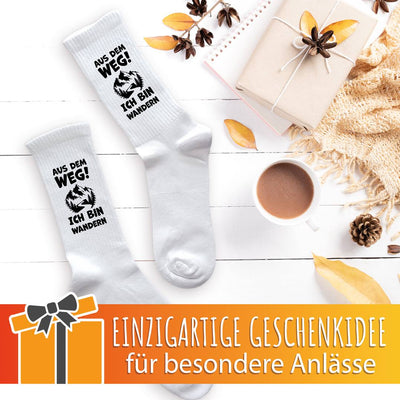 Socken - Aus dem Weg! Ich bin wandern
