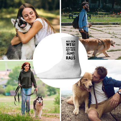 Socken - Aus dem Weg! Ich muss mit dem Hund raus