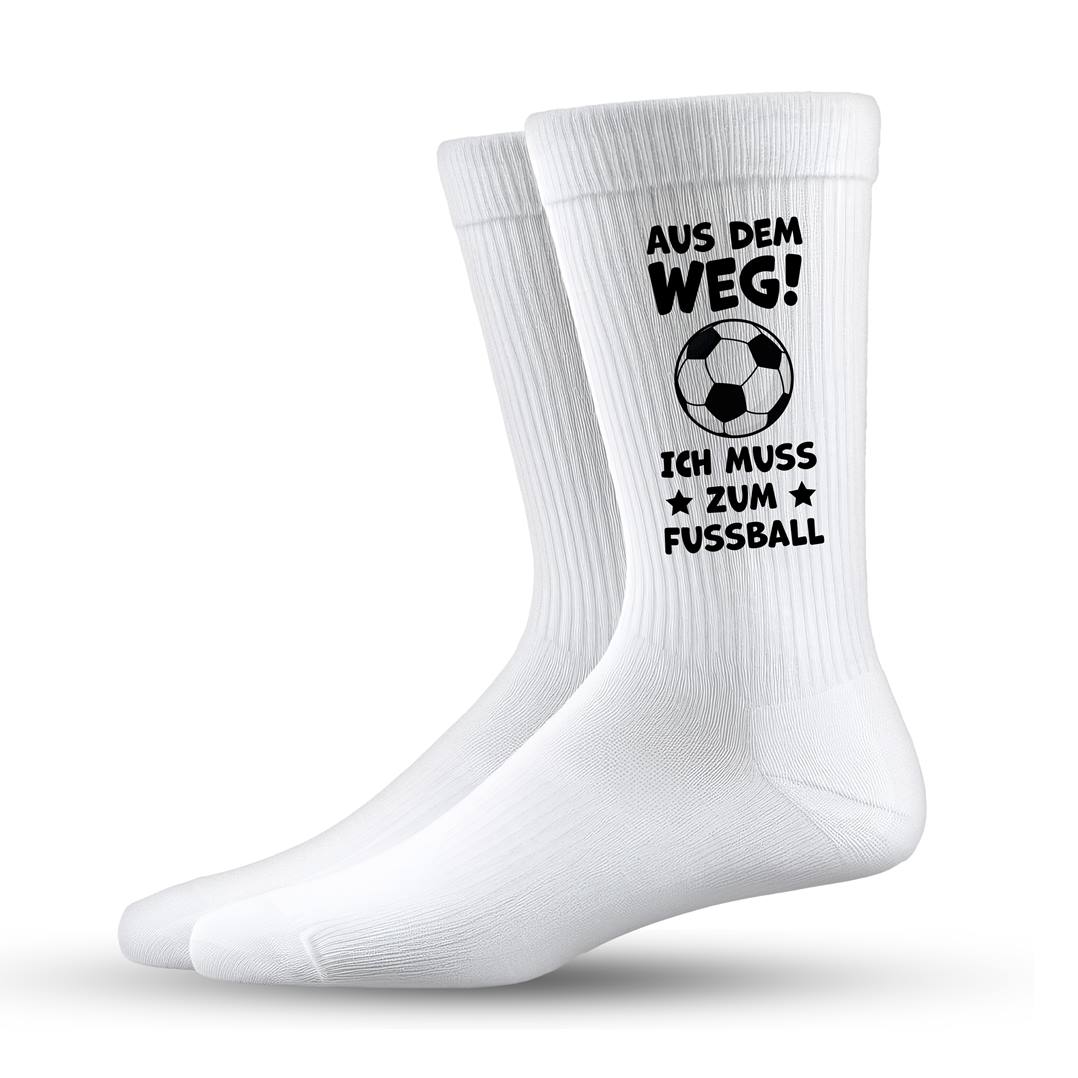 Socken - Aus dem Weg! Ich muss zum Fußball