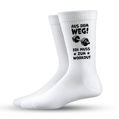 Socken - Aus dem Weg! Ich muss zum Workout