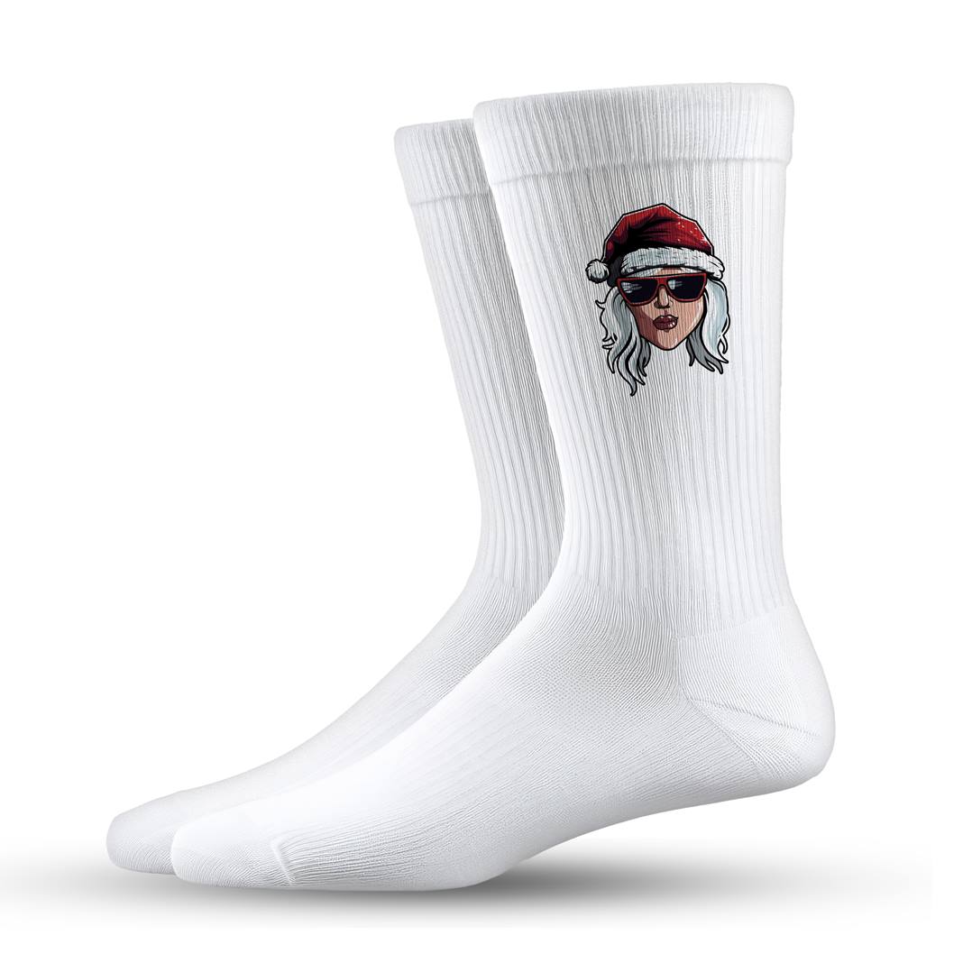 Socken - Coole Weihnachtsfrau