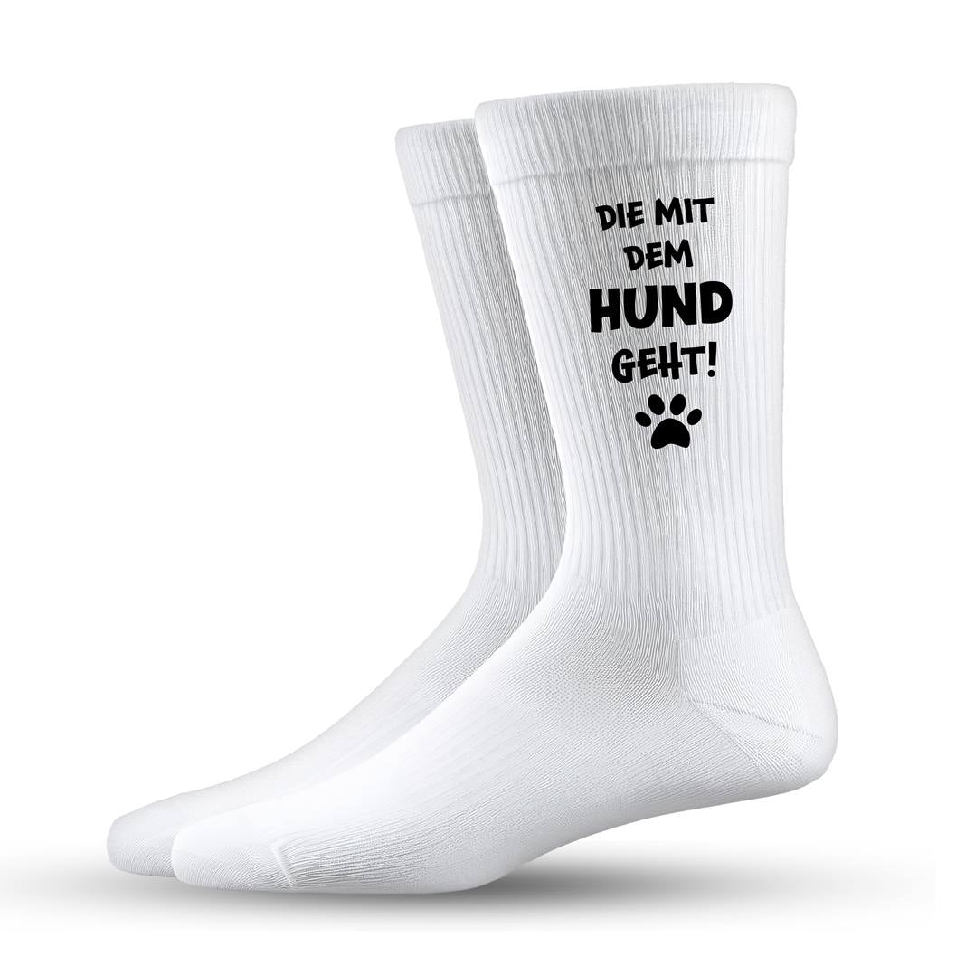 Socken - Die mit dem Hund geht