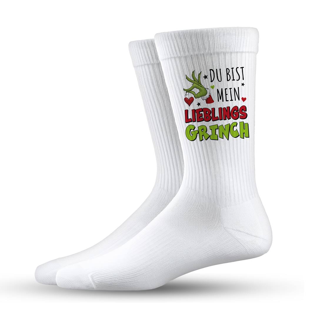 Socken - Du bist mein Lieblings-Grinch