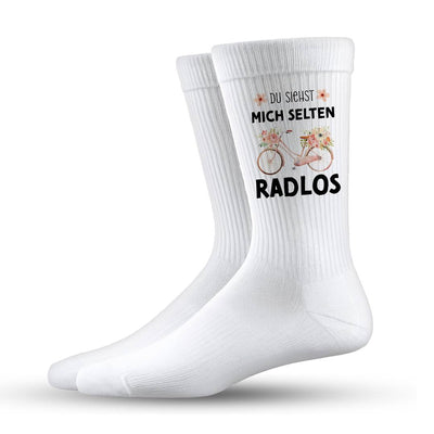 Socken - Du siehst mich selten Radlos