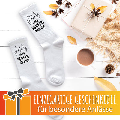 Socken - Einen Scheiß muss ich (Katze)